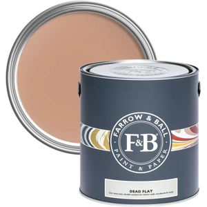 Farrow & Ball Dead Flat 5L, Ointment Pink No. 21, Ultra Matt Multi-Surface Paint Farrow & Ball Dead Flat 5L, Ointment Pink No. 21, Ultra Matt Multi-Surface Paint