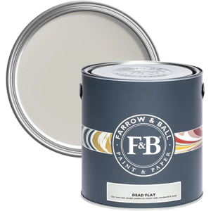 Farrow & Ball Dead Flat 5L, Cornforth White No. 228, Ultra Matt Multi-Surface Paint Farrow & Ball Dead Flat 5L, Cornforth White No. 228, Ultra Matt Multi-Surface Paint