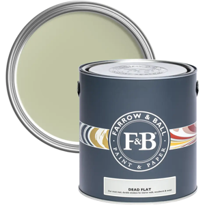 Farrow & Ball Dead Flat 5L, Cooking Apple Green No. 32, Ultra Matt Multi-Surface Paint Farrow & Ball Dead Flat 5L, Cooking Apple Green No. 32, Ultra Matt Multi-Surface Paint