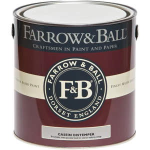 Farrow & Ball Casein Distemper 2.5L, Reduced Green No. 313, Casein Distemper Paint Farrow & Ball Casein Distemper 2.5L, Reduced Green No. 313, Casein Distemper Paint