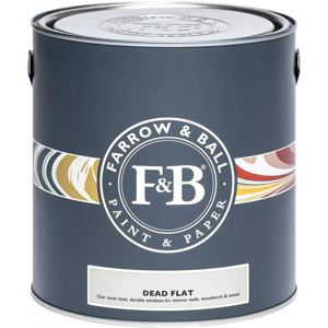 Farrow & Ball Dead Flat 2.5L, Reduced Green No. 313, Ultra Matt Multi-Surface Paint Farrow & Ball Dead Flat 2.5L, Reduced Green No. 313, Ultra Matt Multi-Surface Paint
