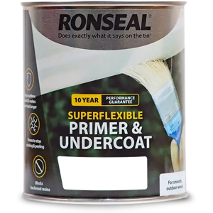 Ronseal Grey Superflexible Wood Primer & Undercoat 750ml - Exterior & Interior Ronseal Grey Superflexible Wood Primer & Undercoat 750ml - Exterior & Interior