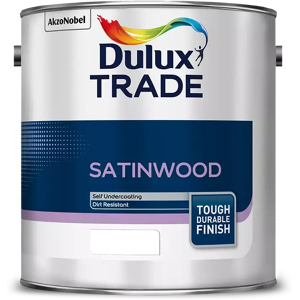 Dulux Trade Satinwood Paint, Pure Brilliant White 1L Dulux Trade Satinwood Paint, Pure Brilliant White 1L