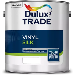 Dulux Trade Vinyl Silk, Magnolia 5L Dulux Trade Vinyl Silk, Magnolia 5L