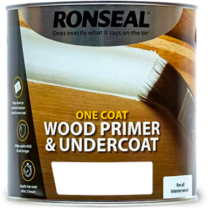 Ronseal One Coat Wood Primer and Undercoat 2.5L Ronseal One Coat Wood Primer and Undercoat 2.5L