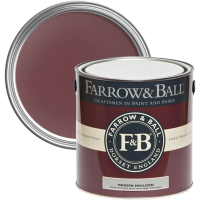 Farrow & Ball Modern Matt Emulsion Paint Preference Red No.297 - 2.5L Farrow & Ball Modern Matt Emulsion Paint Preference Red No.297 - 2.5L