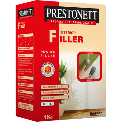 Prestonett Interior Filler, A filler for Interior use Prestonett Interior Filler, A filler for Interior use