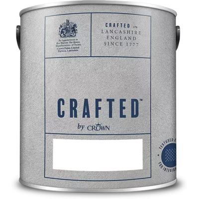CROWN - CRAFTED by Crown Suede Textured Matt Emulsion CROWN - CRAFTED by Crown Suede Textured Matt Emulsion