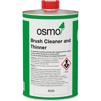 Osmo Brush Cleaner and Thinner (8000), 500ml Osmo Brush Cleaner and Thinner (8000), 500ml