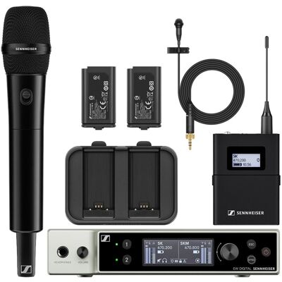 Sennheiser EW-DX Custom Dual Wireless System S1-10 Band Sennheiser EW-DX Custom Dual Wireless System S1-10 Band