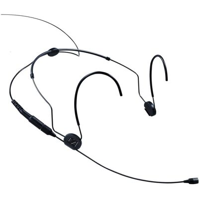 Sennheiser HSP 2 Omnidirectional Condenser Neckband Microphone with 3-Pin Connector Black Sennheiser HSP 2 Omnidirectional Condenser Neckband Microphone with 3-Pin Connector Black