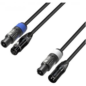 Adam Hall 5 STAR Neutrik DMX 3-Pin to powerCON Hybrid Cable 10m Adam Hall 5 STAR Neutrik DMX 3-Pin to powerCON Hybrid Cable 10m