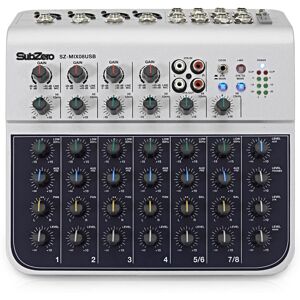 SubZero SZ-MIX08USB 8-Channel USB Mixer/Interface SubZero SZ-MIX08USB 8-Channel USB Mixer/Interface