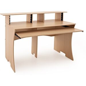 3 Tier Pro Audio Studio Desk by Gear4music 8U Natural 3 Tier Pro Audio Studio Desk by Gear4music 8U Natural