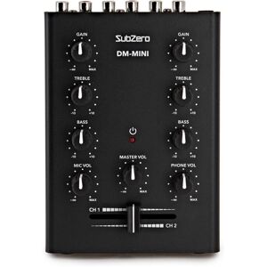 SubZero 2 Channel Mini DJ Mixer SubZero 2 Channel Mini DJ Mixer