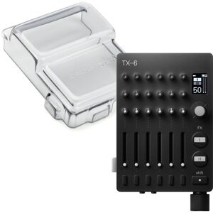 Teenage Engineering TX-6 Ultra-Portable Mixer with Decksaver Black Teenage Engineering TX-6 Ultra-Portable Mixer with Decksaver Black