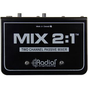 Radial MIX 2:1 Two Channel Audio Combiner & Mixer Radial MIX 2:1 Two Channel Audio Combiner & Mixer