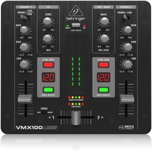 Behringer Pro VMX100USB Professional 2-Channel DJ Mixer Behringer Pro VMX100USB Professional 2-Channel DJ Mixer