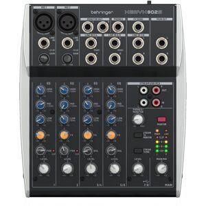 Behringer 802S Analog Mixer with USB Streaming Interface Behringer 802S Analog Mixer with USB Streaming Interface