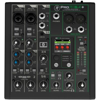 Mackie ProFX6v3+ Analog Mixer Mackie ProFX6v3+ Analog Mixer