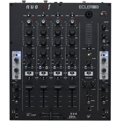 Ecler NUO 4.0F - 4 Channel Analog Mixer Black Ecler NUO 4.0F - 4 Channel Analog Mixer Black