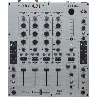 Ecler NUO 4.0F - 4 Channel Analog Mixer Silver Ecler NUO 4.0F - 4 Channel Analog Mixer Silver