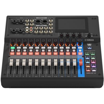 Yamaha MGX12 12-Channel Digital Mixer with Multi-track USB Black Yamaha MGX12 12-Channel Digital Mixer with Multi-track USB Black