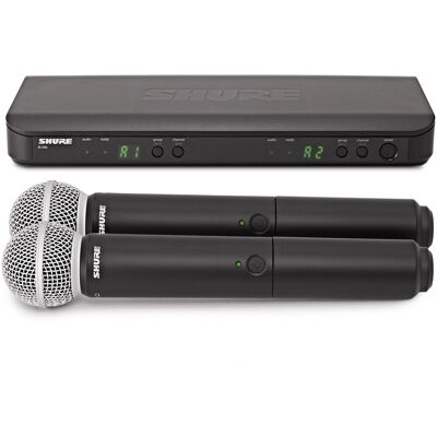 Shure BLX288E/SM58 T11 - Wireless Microphone System Shure BLX288E/SM58 T11 - Wireless Microphone System