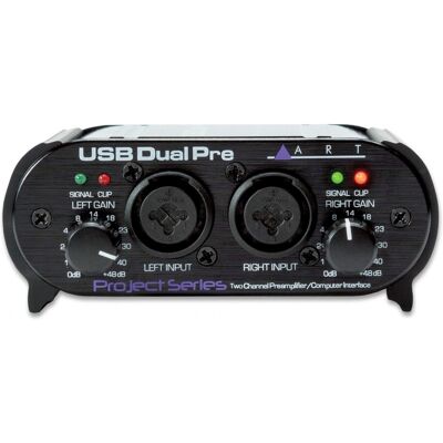 ART USB DualPre - Portable 2-Channel Audio Interface - Microphone Preamplifier ART USB DualPre - Portable 2-Channel Audio Interface - Microphone Preamplifier