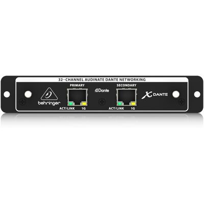 Behringer X-Dante 32-Channel Dante Expansion Card - Audio Interface Behringer X-Dante 32-Channel Dante Expansion Card - Audio Interface