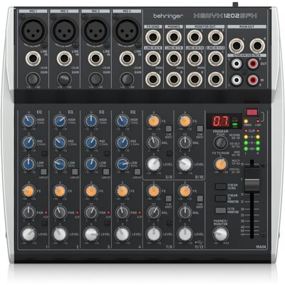 Behringer XENYX 1202SFX 12-Channel Analog Mixer Behringer XENYX 1202SFX 12-Channel Analog Mixer