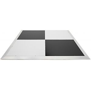 2m x 2m Portable Dance Floor by Gear4music Chequerboard Finish 2m x 2m Portable Dance Floor by Gear4music Chequerboard Finish