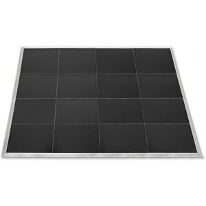 4m x 4m Portable Dance Floor by Gear4music Black Finish 4m x 4m Portable Dance Floor by Gear4music Black Finish
