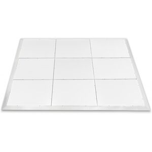 3m x 3m Portable Dance Floor by Gear4music White Finish 3m x 3m Portable Dance Floor by Gear4music White Finish