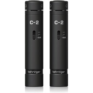 Behringer C-2 Dark Edition Matched Studio Condenser Microphones Behringer C-2 Dark Edition Matched Studio Condenser Microphones