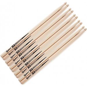 Premier 2B American Hickory Drumsticks 5 Pair Pack Premier 2B American Hickory Drumsticks 5 Pair Pack