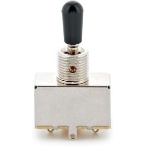 Gear4Music Guitarworks 3-way Vintage Style Toggle Switch Black Gear4Music Guitarworks 3-way Vintage Style Toggle Switch Black