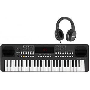 Gear4Music VISIONKEY-2 49 Key Portable Keyboard Black Headphones Pack Gear4Music VISIONKEY-2 49 Key Portable Keyboard Black Headphones Pack
