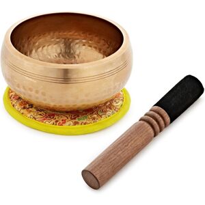 Gear4music Life 13cm Hammered Brass Singing Bowl 560g Gear4music Life 13cm Hammered Brass Singing Bowl 560g