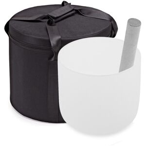 Gear4music Life 7" Crystal Singing Bowl with Carry Bag 432Hz Note A Gear4music Life 7" Crystal Singing Bowl with Carry Bag 432Hz Note A
