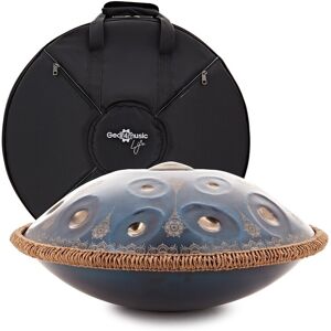 Gear4music Life Handpan 12 Notes D Kurd with Carrying Bag Black Gold Gear4music Life Handpan 12 Notes D Kurd with Carrying Bag Black Gold