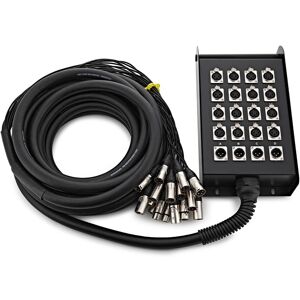 Studiospares 16/4 XLR Stage Box & Snake 10m Studiospares 16/4 XLR Stage Box & Snake 10m