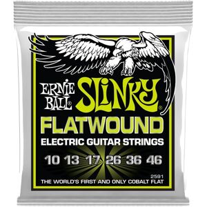 Ernie Ball 2591 Cobalt Flatwound Regular Slinky 10-46 Ernie Ball 2591 Cobalt Flatwound Regular Slinky 10-46