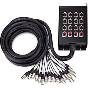 Studiospares 12 XLR/4 Jack Stage Box & Snake 8m Studiospares 12 XLR/4 Jack Stage Box & Snake 8m