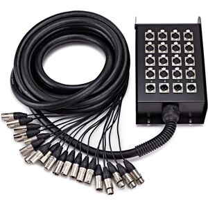 Studiospares 16/4 XLR Stage Box & Snake 8m Studiospares 16/4 XLR Stage Box & Snake 8m