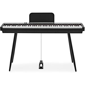Gear4Music Keynote Compact Digital Stage Piano with Bluetooth Black Gear4Music Keynote Compact Digital Stage Piano with Bluetooth Black