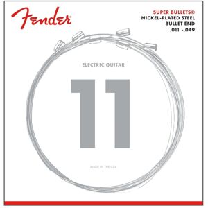 Fender Super Bullet Strings Nickel Plated Steel Bullet End 3250m Gauges .011-.049 (6) Fender Super Bullet Strings Nickel Plated Steel Bullet End 3250m Gauges .011-.049 (6)
