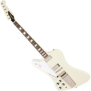 Epiphone 1963 Firebird V Maestro Vibrola Reissue Left Handed Polaris White Epiphone 1963 Firebird V Maestro Vibrola Reissue Left Handed Polaris White