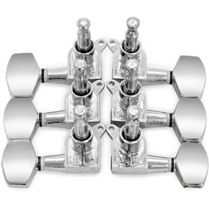 Gear4Music Guitarworks Tuning Machines 3-A-Side Hex Keys Chrome Gear4Music Guitarworks Tuning Machines 3-A-Side Hex Keys Chrome