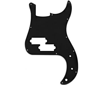 Gear4Music Guitarworks 11-Hole Split Coil Bass Scratchplate Black Gear4Music Guitarworks 11-Hole Split Coil Bass Scratchplate Black